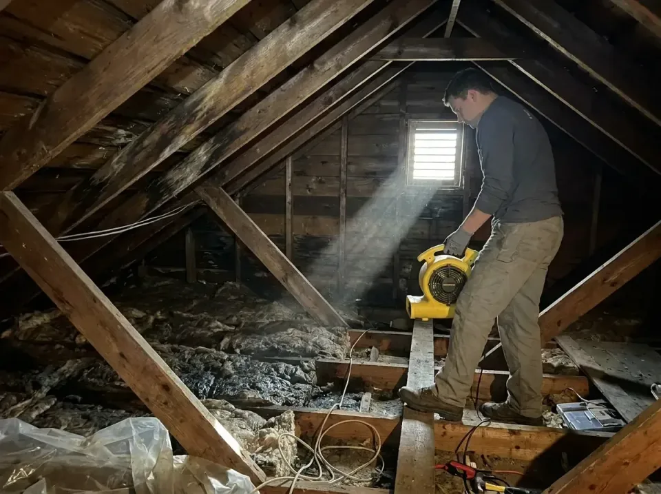 attic-water-damage-drying-proc-007 — frequently asked questions, Emergency Water Extraction & 24/7 Flood Response in Deenwoo…